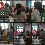 Penyaluran BLT di Kantor Desa Bakung Berjalan Lancar