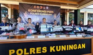 Polres Kuningan Ungkap 12 Kasus Narkoba, Amankan 22 Tersangka dan Ribuan Butir Obat