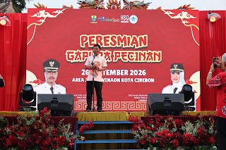 Gapura Pecinan Diresmikan, Pemkot cirebon Dorong Daya Tarik Wisata
