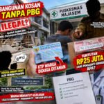 KTP WARGA DIDUGA DITAHAN, BANGUNAN KOSAN TANPA PBG DAN  TUNTUTAN RP 25 JUTA JADI SOROTAN