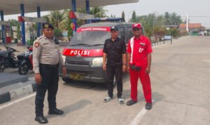 Polsek Mauk Pantau Stok BBM di Sejumlah SPBU, Antrean Kendaraan Normal