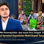 Kades Gunung Kaler dan Insan Pers Jenguk Rizki, Arul Apresiasi Kepedulian Wabup Tangerang