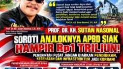 APBD Siak Turun Hampir Rp1 Triliun, Prof Sutan Nasomal Soroti Dampak terhadap Pembangunan