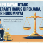 TAK MAMPU BAYAR UTANG BUKAN BERARTI HARUS DIPENJARA, INI DASAR HUKUMNYA!