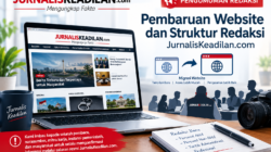 PENGUMUMAN REDAKSI: JurnalisKeadilan.com Perbarui Tampilan Website dan Tata Ulang Struktur Redaksi