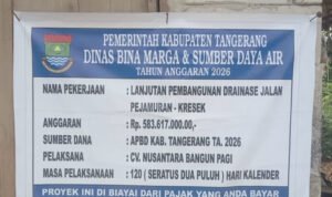 Inspektorat dan BPK Banten  Diminta Audit Drainase Pagenjahan Rp 583,6 Juta